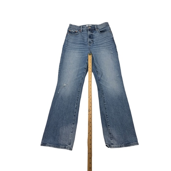 Pistola Ally Ankle Boot Cut Denim Jeans High Rise Cropped Medium Wash - Picture 10 of 13